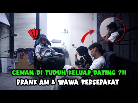 CEMAN KANTOI KELUAR DENGAN PEREMPUAN LAIN ?!! PRANK AM & WAWA BERJAYA SAMPAI CEMAN NANGIS