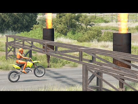 Cars vs Low Pipes #4 - BeamNG DRIVE | SmashChan