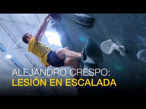 Alejandro Crespo: Lesión en escalada