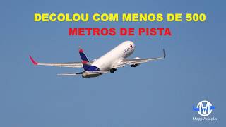 AVIÃO BOEING 767 DECOLA IGUAL FOGUETE COM MENOS DE 500 METROS DE PISTA NO AEROPORTO DE GUARULHOS ✔