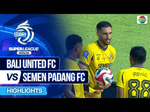 Bali United FC VS Semen Padang FC - Highlights | BRI Super League 2025/26