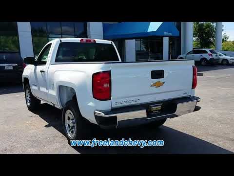 NEW 2018 CHEVROLET SILVERADO 1500 2WD REG CAB 119.0 at Freeland Chevrolet Superstore New #FL100...