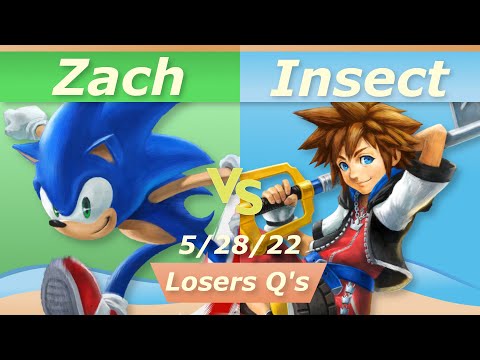 SoS 05/28 | Losers Quarters |  Zach [Zelda/Sonic]『VS』Insect [Sora] | Smash Ultimate SSBU