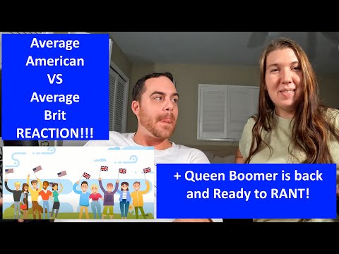 Americans React to Average American vs Average British Person - How Do They Compare? REACTION