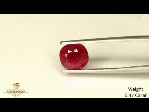 Burma Ruby 5.47ct. (Luxury) video