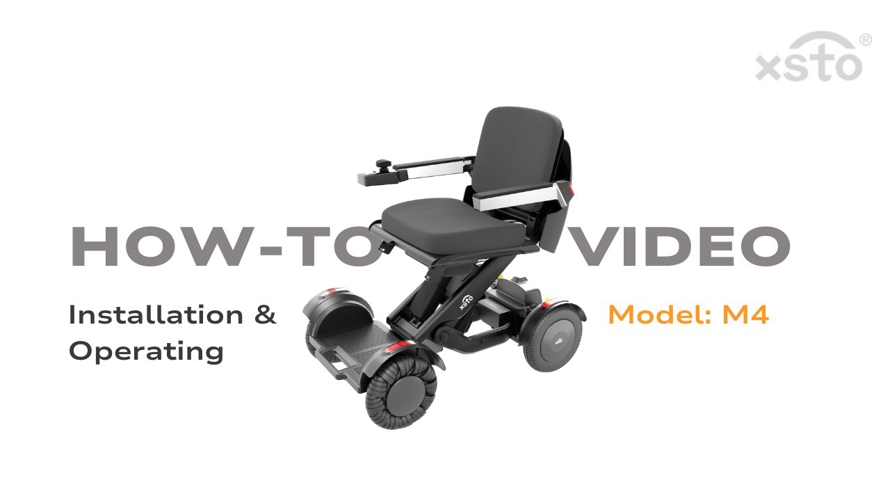 XSTO M4 Power Wheelchair | Installation & Operating