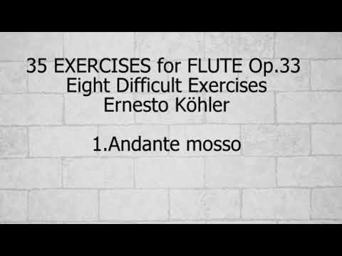35 Exercises for Flute Op.33 Book Ⅲ　No.1/E.Köhler