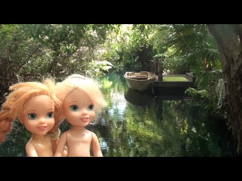 Elsa and Anna toddlers go on holidays and pack their suitcases part 3 animals &  water park fun