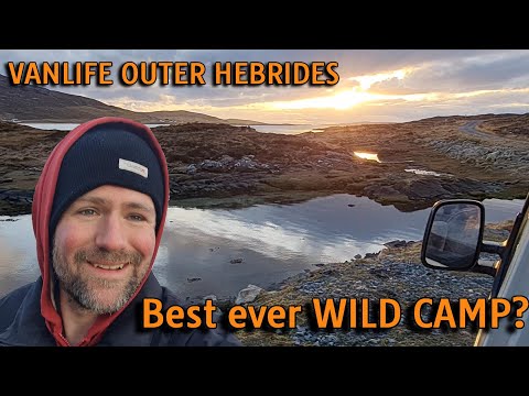 Incredible WILD CAMP & Van Life Disaster in Scotland's OUTER HEBRIDES