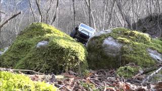 preview picture of video 'Axial SCX 10 Jeep Wrangler Unlimited Rubicon - @ Porlezza - Italy'