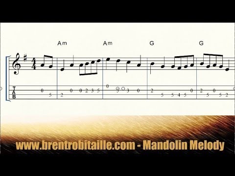 Mandolin tab - Ashokan Farewell - Sheet Music - Guitar Chords - Fiddle