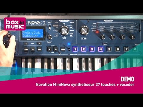 Novation MiniNova 37-Key 18-Voice Synthesizer 2012 - Present - Blue image 20