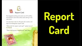 One Story A Day - 03 - Report Card