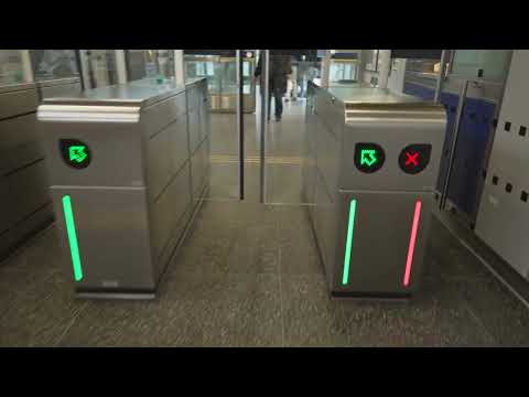 Sweden, Stockholm, subway ride from Skanstull to Hökarängen