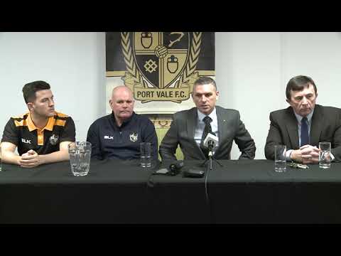 PRESS CONFERENCE | John Askey addresses the media for the first time as Vale boss