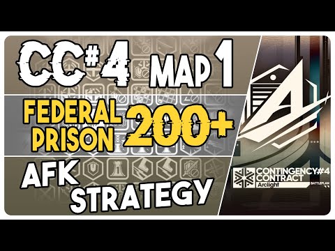 CC#4 Rotating Map 1 - Federal Prison 200 Points | AFK Easy Strategy | Arclight【Arknights】