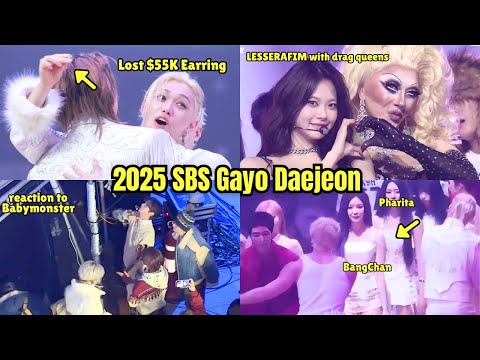 Kpop Idols all Moments, Reaction & Interactions at 2025 SBS Gayo Daejeon!