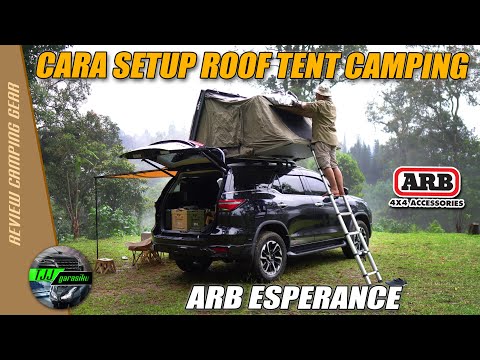 How to setup the ARB ESPERANCE roof tent car tent