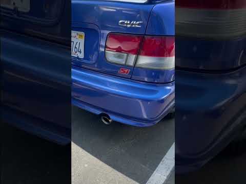 Thumbnail for 2000 honda civic si em1 (plm headers and cat, k&n intake, muffler delete) #honda #hondacivic #em1 by Honda EM1 e:, Honda Civic