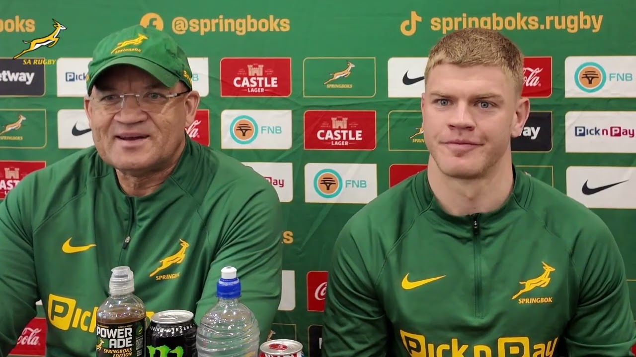 Deon Davids and Morne van den Berg | Springbok Press Conference | 3 August 2026