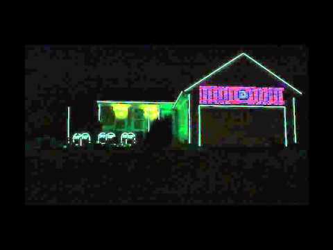 2015 Halloween Light Show Uptown Funk HD