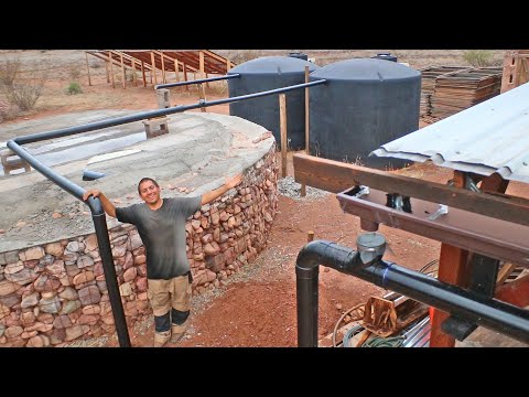 Installing a Massive Rainwater Harvesting System from Start to Finish