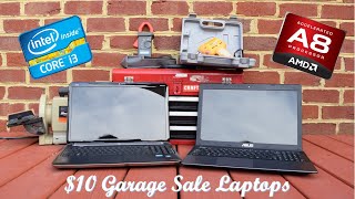 Garage Sale Finds: Two $10 Laptops With Impressive Hardware - Intel i3 2330M and AMD A8-4500M