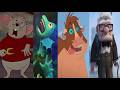1 Seconds From 19 Disney 2D Cartoon Films And 19 Pixar 3D CGI Movies
