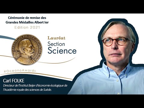 CARL FOLKE - Grande Médaille Albert Ier 2021