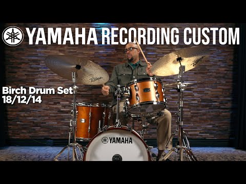 Yamaha Recording Custom Birch Drum Set 18/12/14 - Real Wood (RC8F30JRW)
