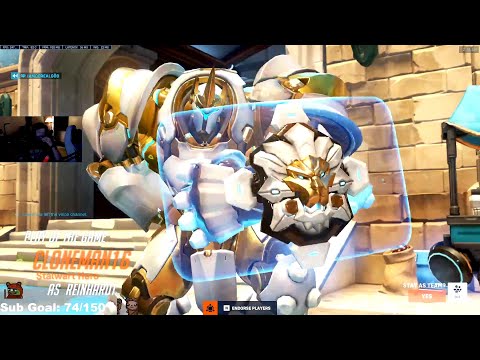 CLONEMAN16 TOP 500 REINHARDT MAIN - POTG! [ OVERWATCH 2 TOP 500 SEASON 3 ]