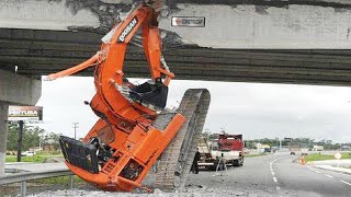 20 World's Dangerous Idiots Excavator Operator Skill - Fastest Climbing Excavator Machines Driving