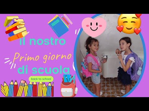 *vlog* il nostro primo giorno di scuola❤️🥰