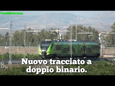 Transiti sulla nuova linea ferrata tra Catania-Palermo si riscrive la storia.38 km di nuovi binari. 