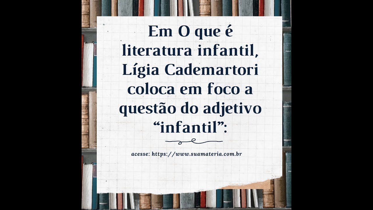 O Que é Literatura Infantil Ligia Cademartori Pdf