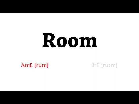 How to Pronounce room in American English and British English