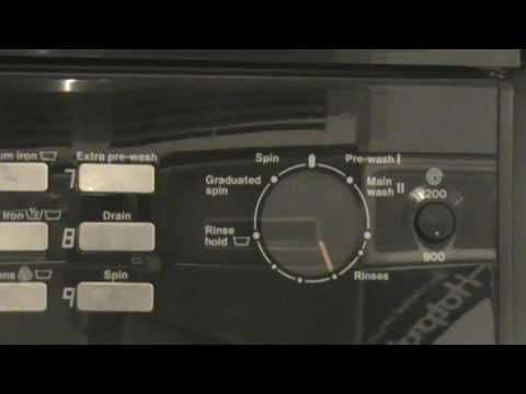 Miele W784 Washing Machine Programme Indicator