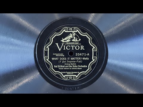 What Does It Matter? • Nat Shilkret and the Victor Orchestra (EMG Mark Xb Oversize Gramophone)