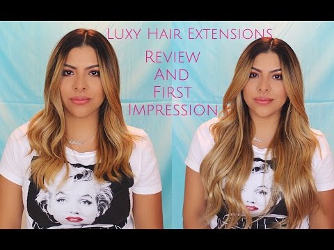Luxy Hair Extensions Review and First Impression/Unboxing | First Update (18 Dirty Blonde 220g)