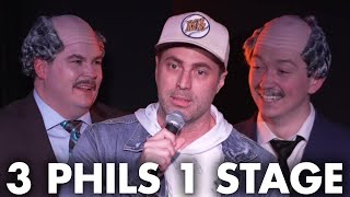 Three Dr. Phils on One Stage at a Comedy Show