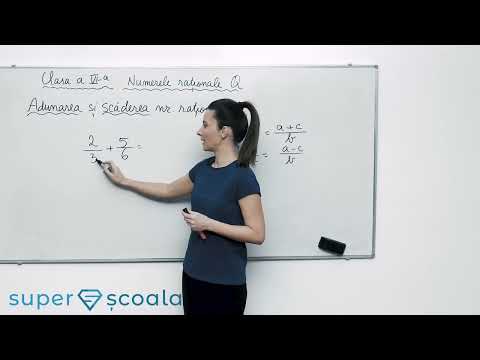 Clasa a VI-a -  Adunarea si scaderea numerelor rationale