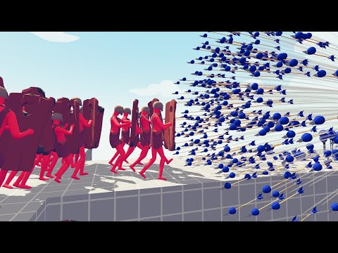 100X TRIBAL SHIELD BEARERS VS EVERY RANGED GOD  - TOTALLY ACCURATE BATTLE SIMULATOR