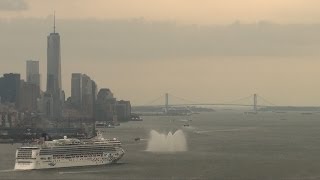 preview picture of video 'Norwegian Gem Departs New York (October 19, 2013)'