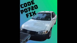 2004 Nissan Sentra 1.8 P0720 Output Shaft Speed Sensor & Upper Radiator Hose Replacement
