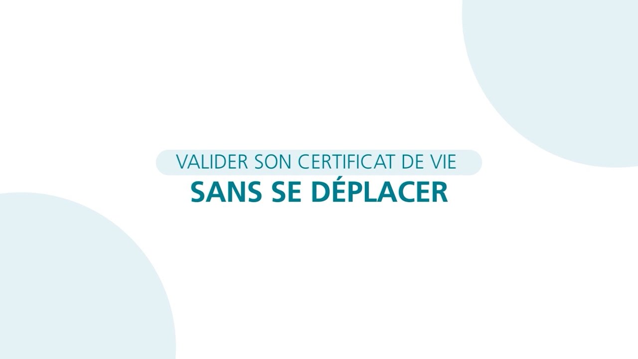 Valider son certificat de vie sans se déplacer