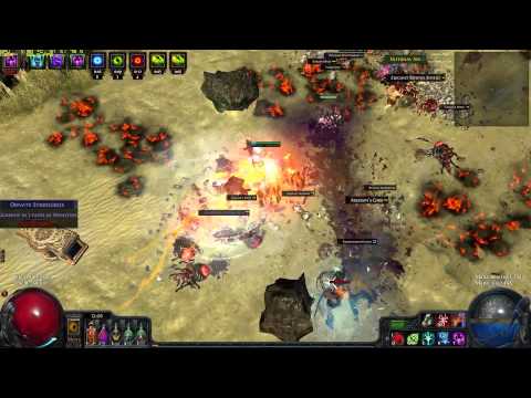 [PoE Awakening Beta] Flame Surge Canyon run