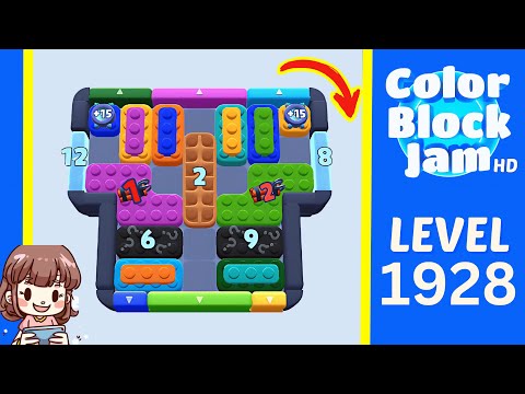 Color Block Jam Level 1016 (1928) Solution Walkthrough