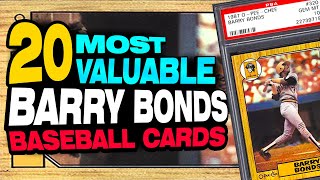 Top 20 Most Valuable Barry Bonds Rookie Card - Invest in Bonds RC Today!