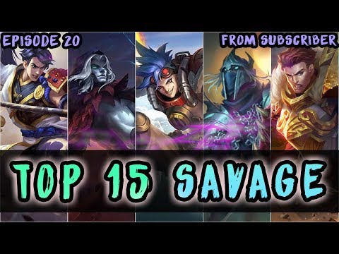 Mobile Legends Top 15 Savage Moments Episode 20