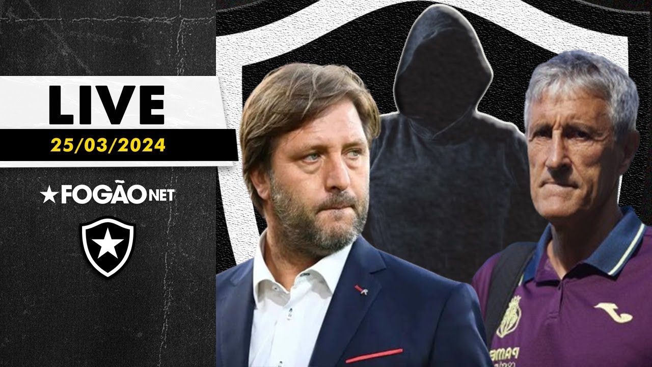 LIVE | Nomes de Pedro Martins e Quique Setíen na mesa do Botafogo, e pode haver mais um